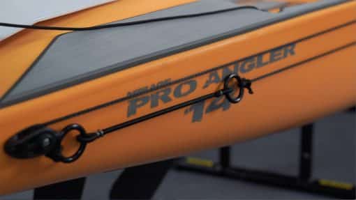 Hobie Universal Kayak Anchor Trolley installed on a Hobie Pro Angler 14 kayak
