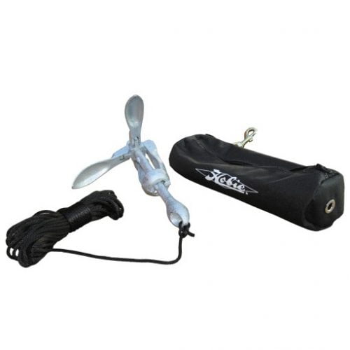 Hobie Kayak Anchor Kit including 1.5 kg claw anchor, 18 meters of line and a nylon storage bag