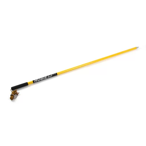 Hobie Kayak Stake Out Pole shallow water anchoring system. Colour yellow with black handle