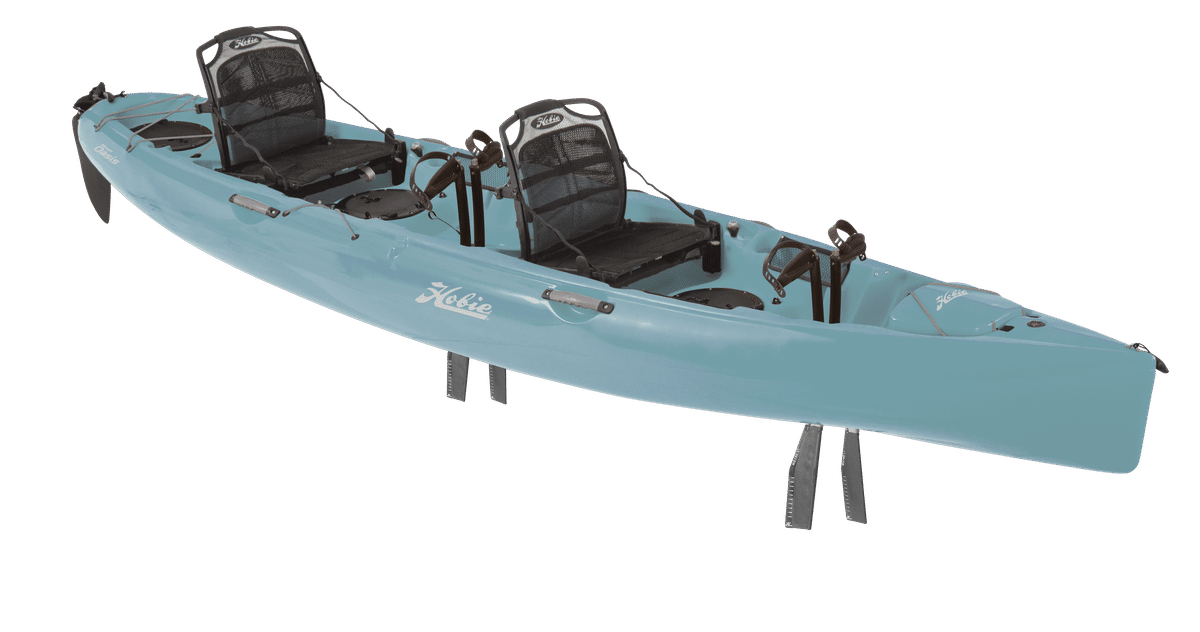 Hobie Oasis tandem 2 person pedal drive kayak. Colour: Slate Blue