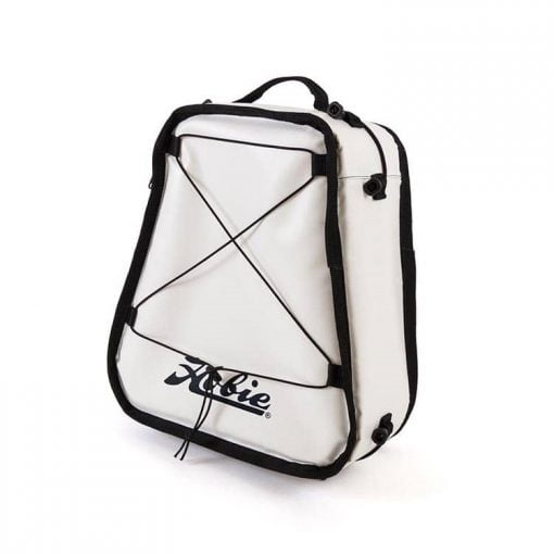 Hobie Fish Bag size Small. A soft cooler catch bag designed to suit Hobie kayaks and in particular the Hobie Compass. Colour: white with black trim
