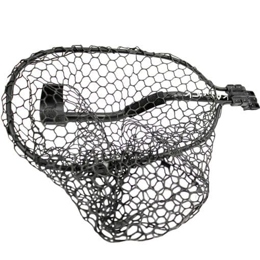 YakAttack Leverage Landing Net (12'' x 20'' Hoop) in the folded position for storage