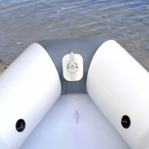 Railblaza CleatPort RIBMount installed on the bow of a RIB inflatable boat