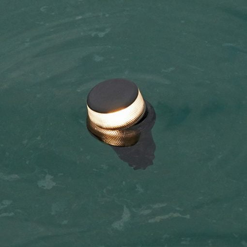Railblaza navigation light demonstrating its ability to float if dropped overboard