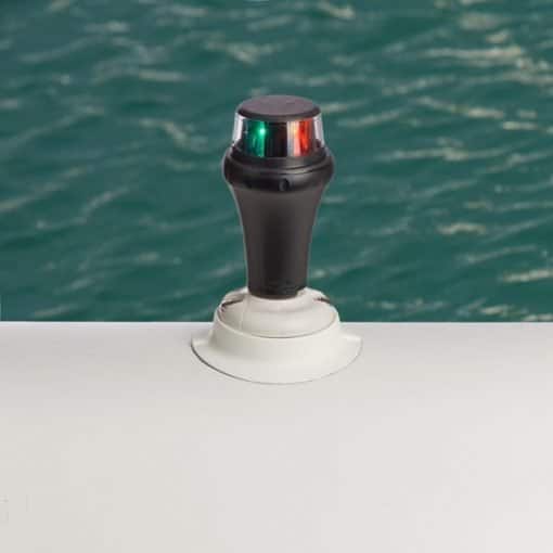 Railblaza QuikPort Accessory Mount for Inflatables with the Railblaza Bi-Colour Navigation Light