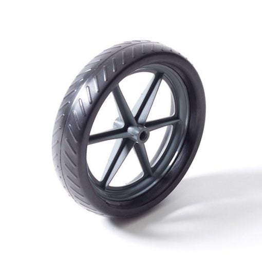 26cm spoked wheel compatible with the Hobie Standard Plug-In Kayak Cart.