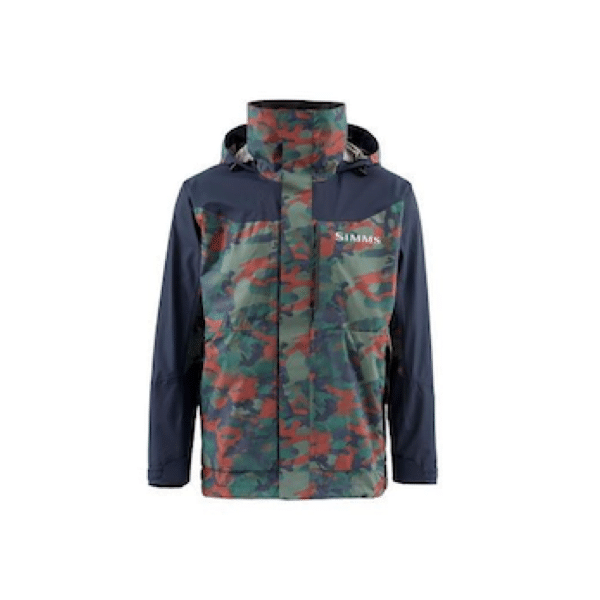 Simms Challenger Jacket - Flo Camo Rusty Red ( Small Only