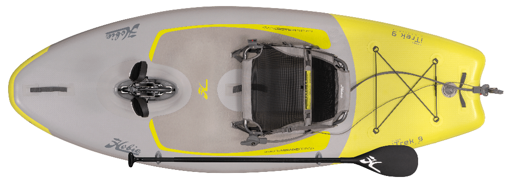 Hobie iTrek 9 inflatable kayak top view