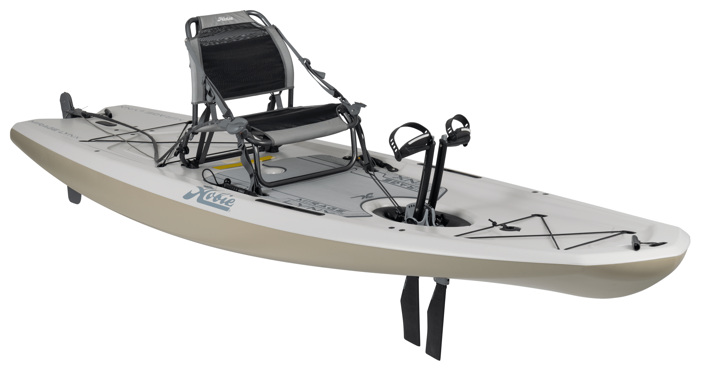 Hobie Lynx pedal kayak in Ivory Dune