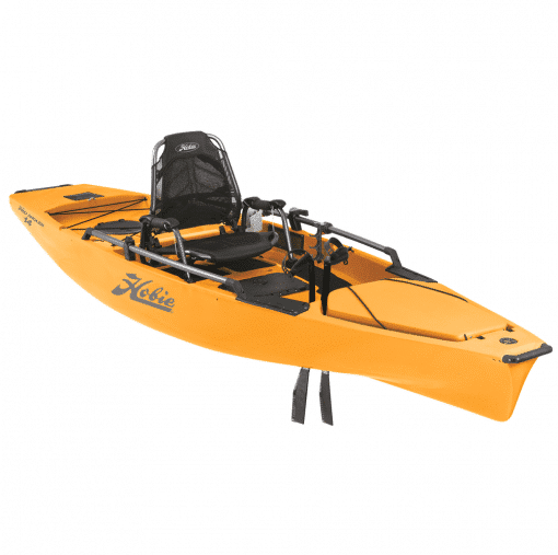 Hobie Mirage Pro Angler 14 fishing kayak. Colour: Orange papaya