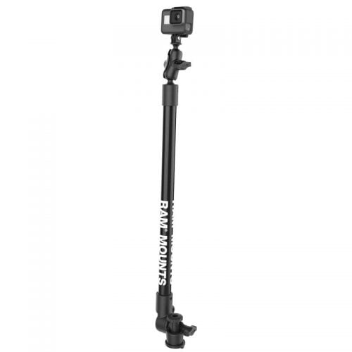 RAM Tough-Pole Action Camera Boom with Track Mount