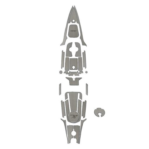 EVA deck pad kit for 2019+ Hobie Outback fishing kayaks. Colour; Grey with Charcoal accents