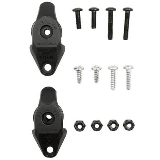 Complete contents of the YakAttack Stealth Pulley (2 Pack) kit.